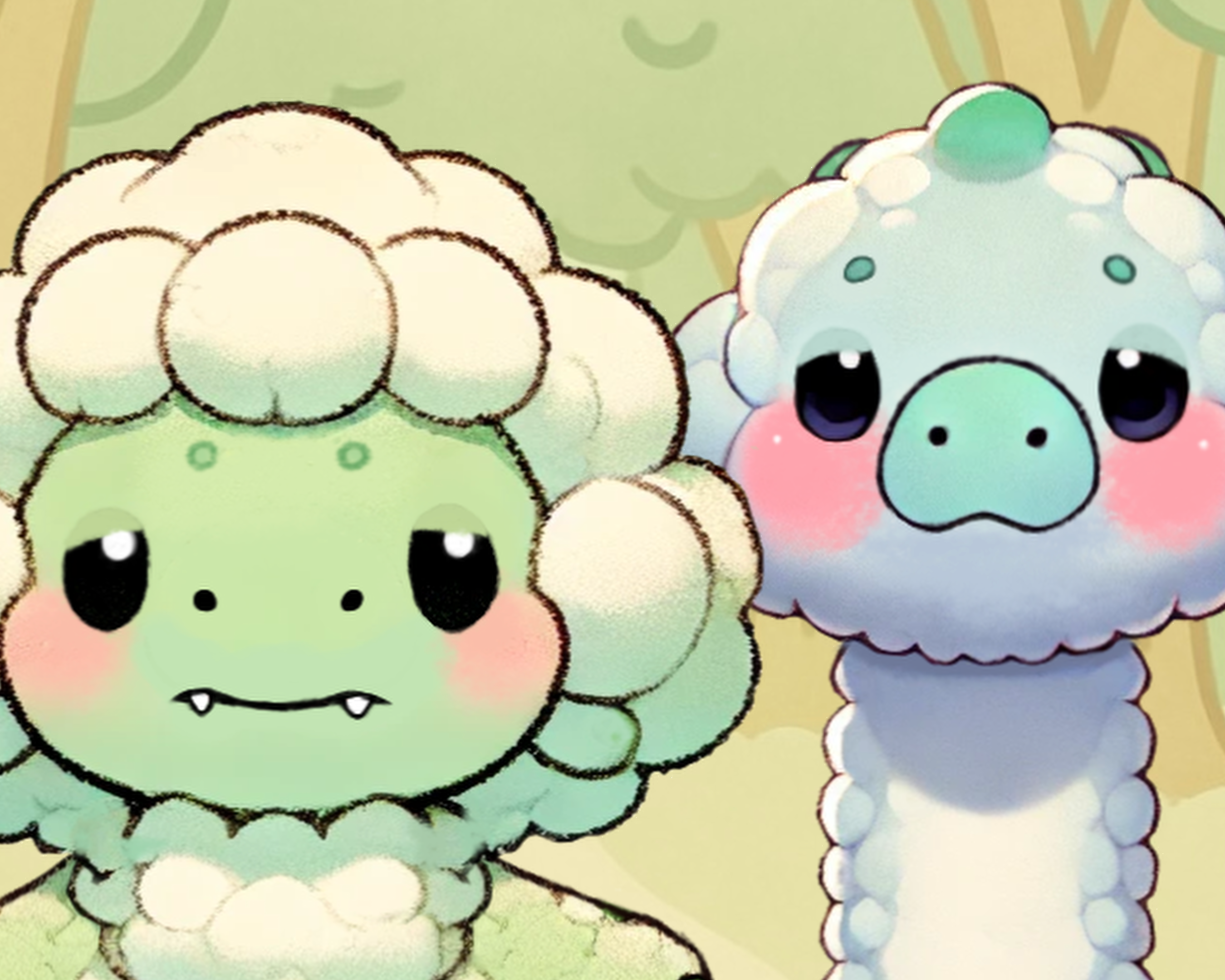 Moriris characters: Mokora and Notty